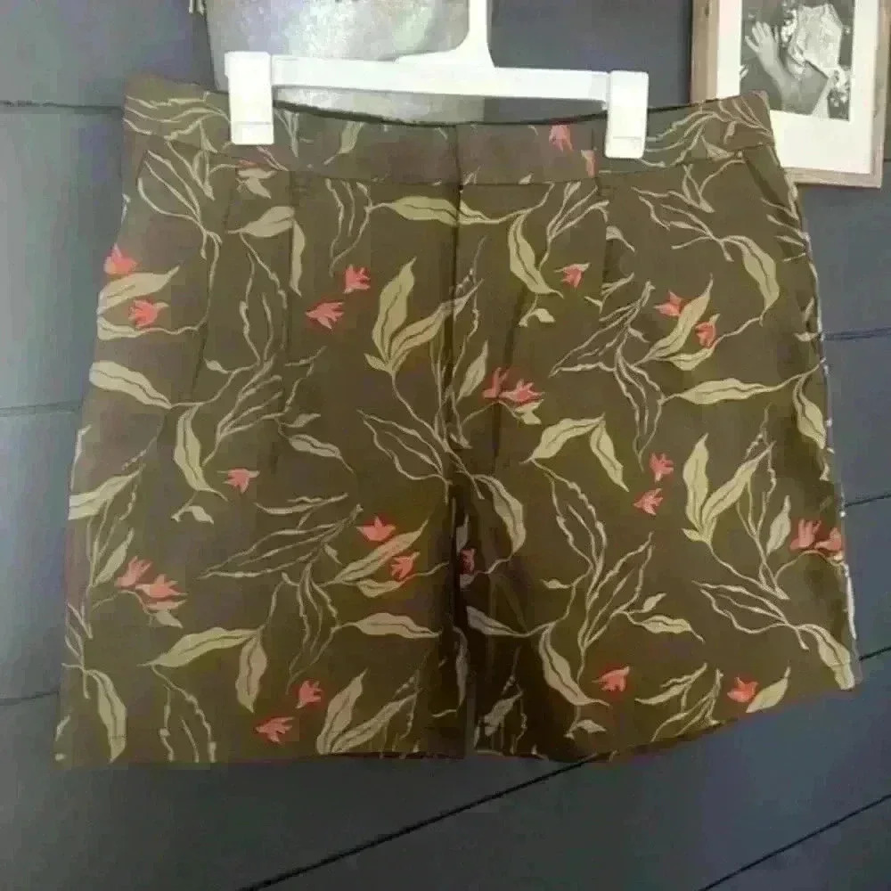 RAG & BONE JACKSON SHORT ARMY FLORAL size 36 - Picture 2 of 4
